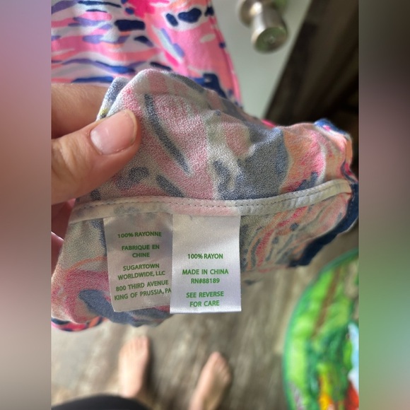 Lilly Pulitzer Woman’s Anne Trapeze Dress Size Xs - Picture 5 of 5